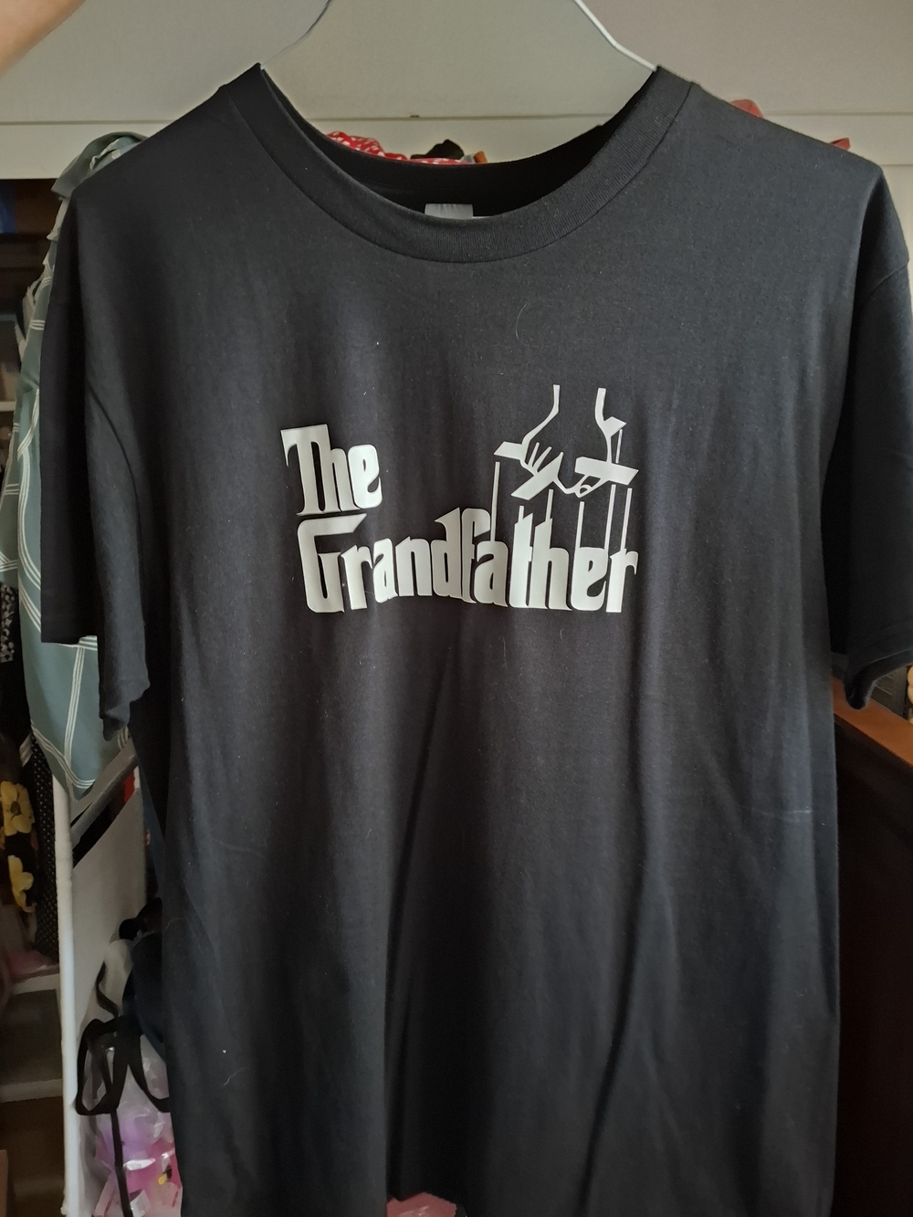 Gildan Black 'The Grandfather' Graphic Tee